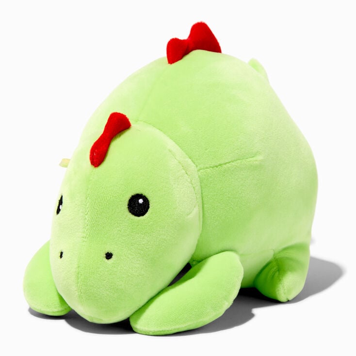 Squeeze With Love™ Super Stuffed 8'' Green Dinosaur Plush Toy | Claire's US