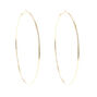 Gold-tone 100MM Hoop Earrings,