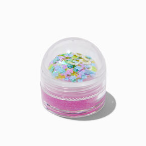 Claire&#39;s Club Purple Shaker Lip Gloss Pot,