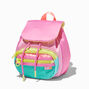 Pink Colorblock Small Backpack,