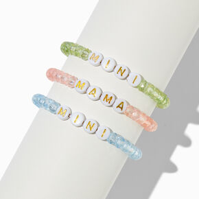 Best Friends &#39;&#39;Mama &amp; Minis&#39;&#39; Beaded Stretch Bracelets - 3 Pack,