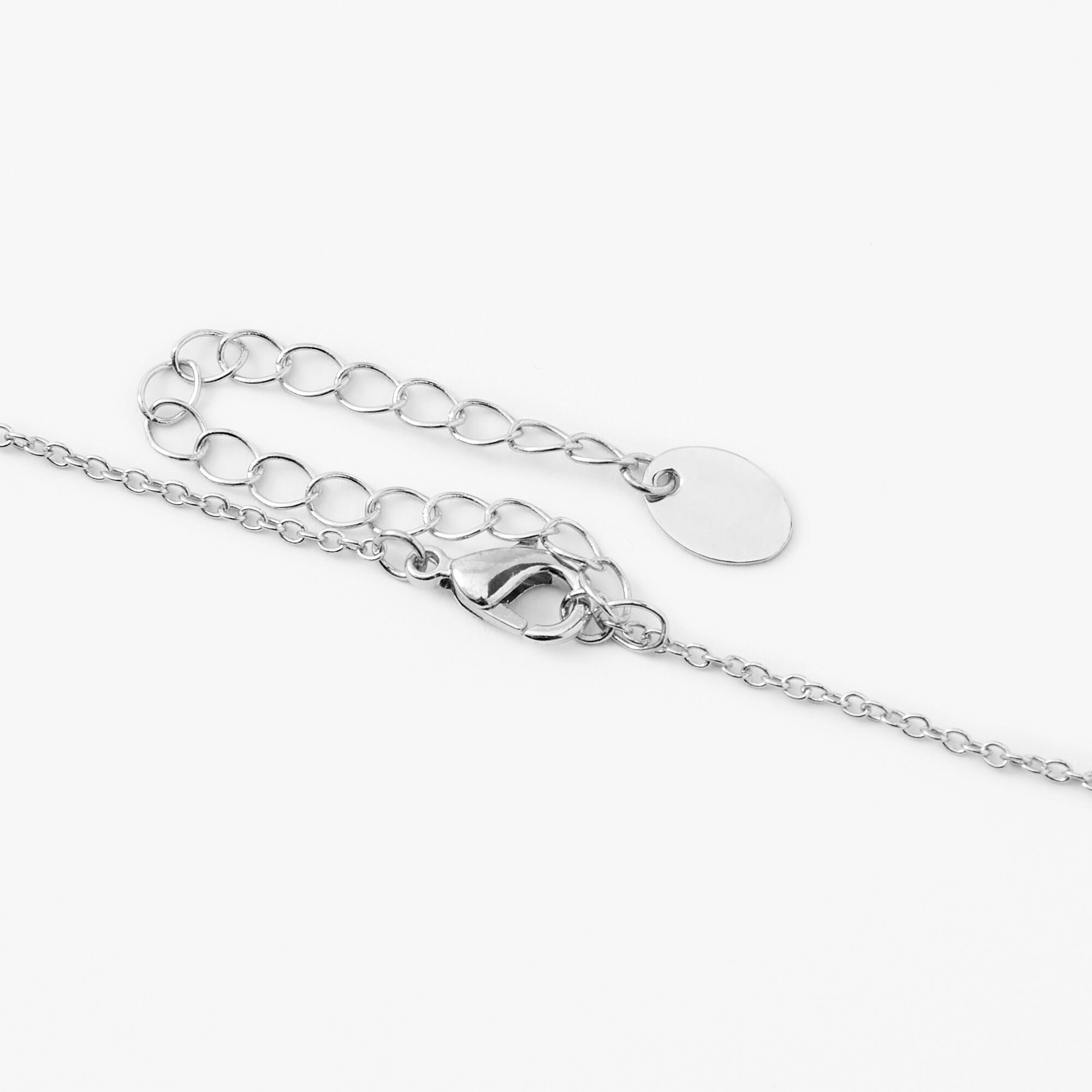 Silver Filigree Butterfly Choker Necklace,