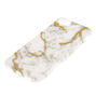 White &amp; Gold Marble Phone Case - Fits iPhone 6/7/8 Plus,