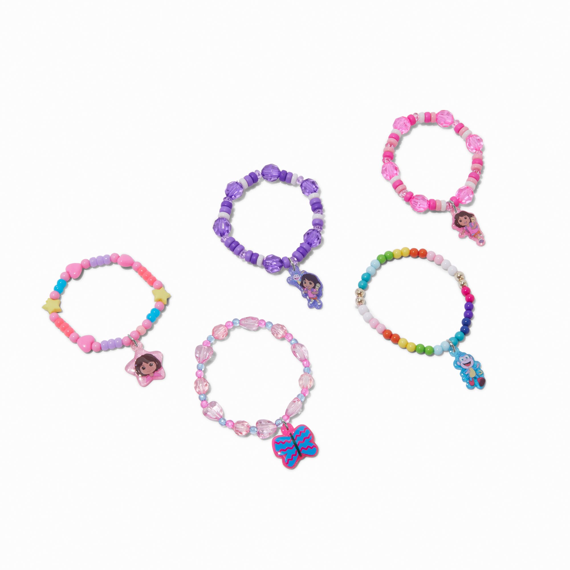 Nickelodeon™ Dora the Explorer Stretch Bracelets - 5 Pack,