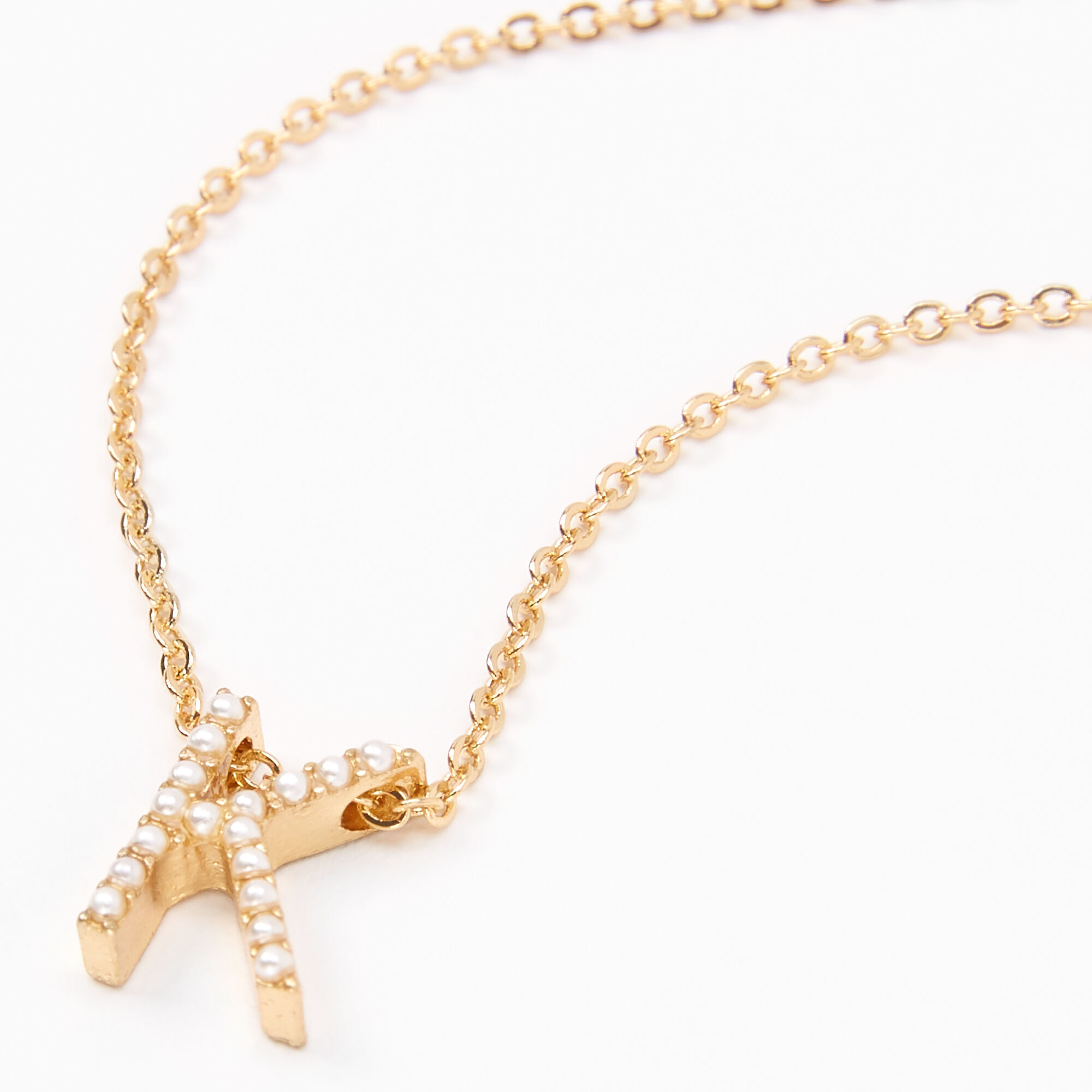 Claire's cheap letter necklace