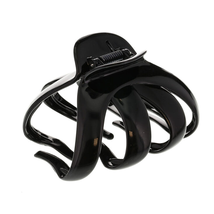 Large Octo Hair Claw - Black,