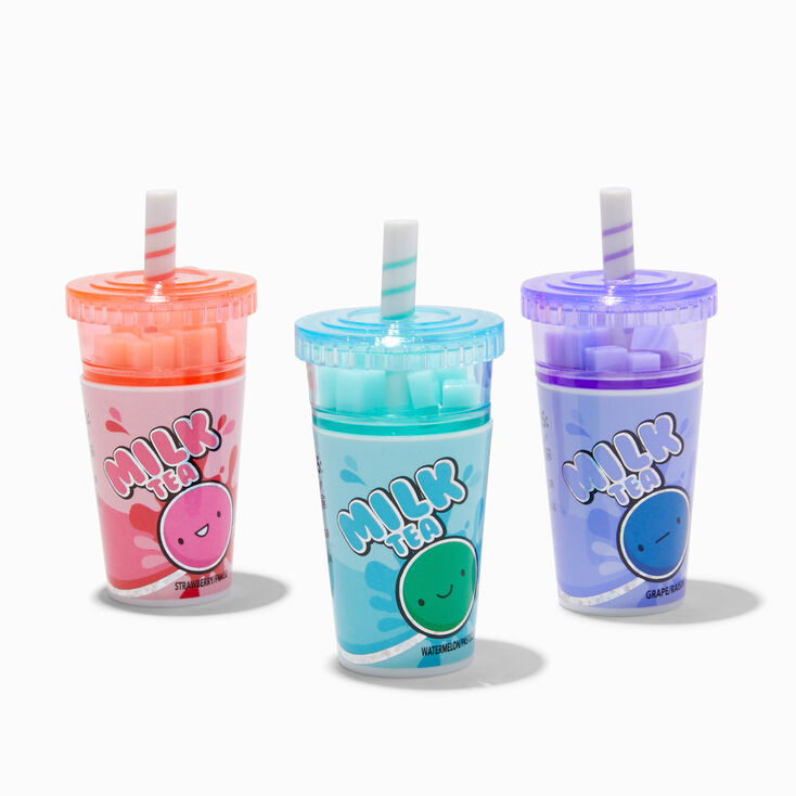 Milk Tea Shaker Lip Balm Set - 3 Pack,