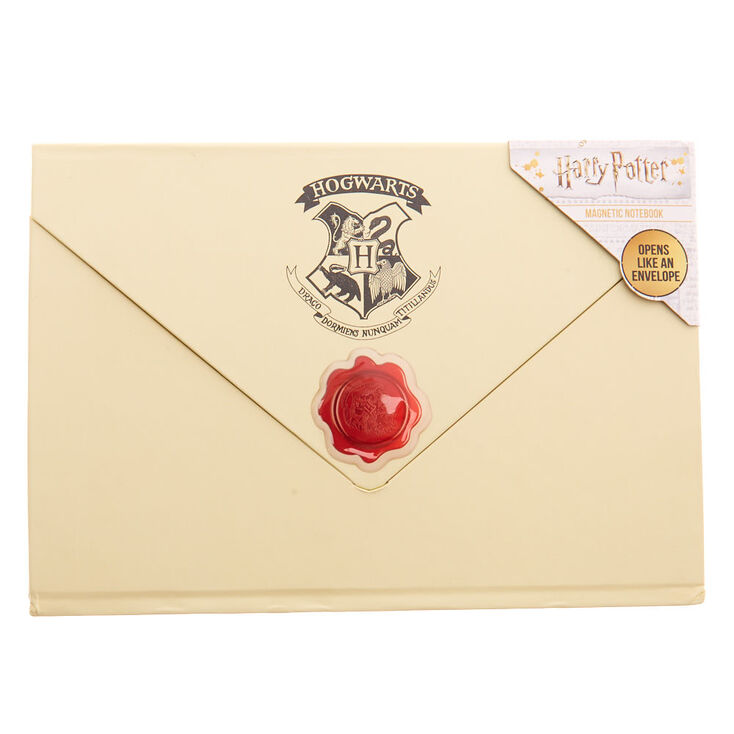 Carnet enveloppe couleur cr&egrave;me Harry Potter,