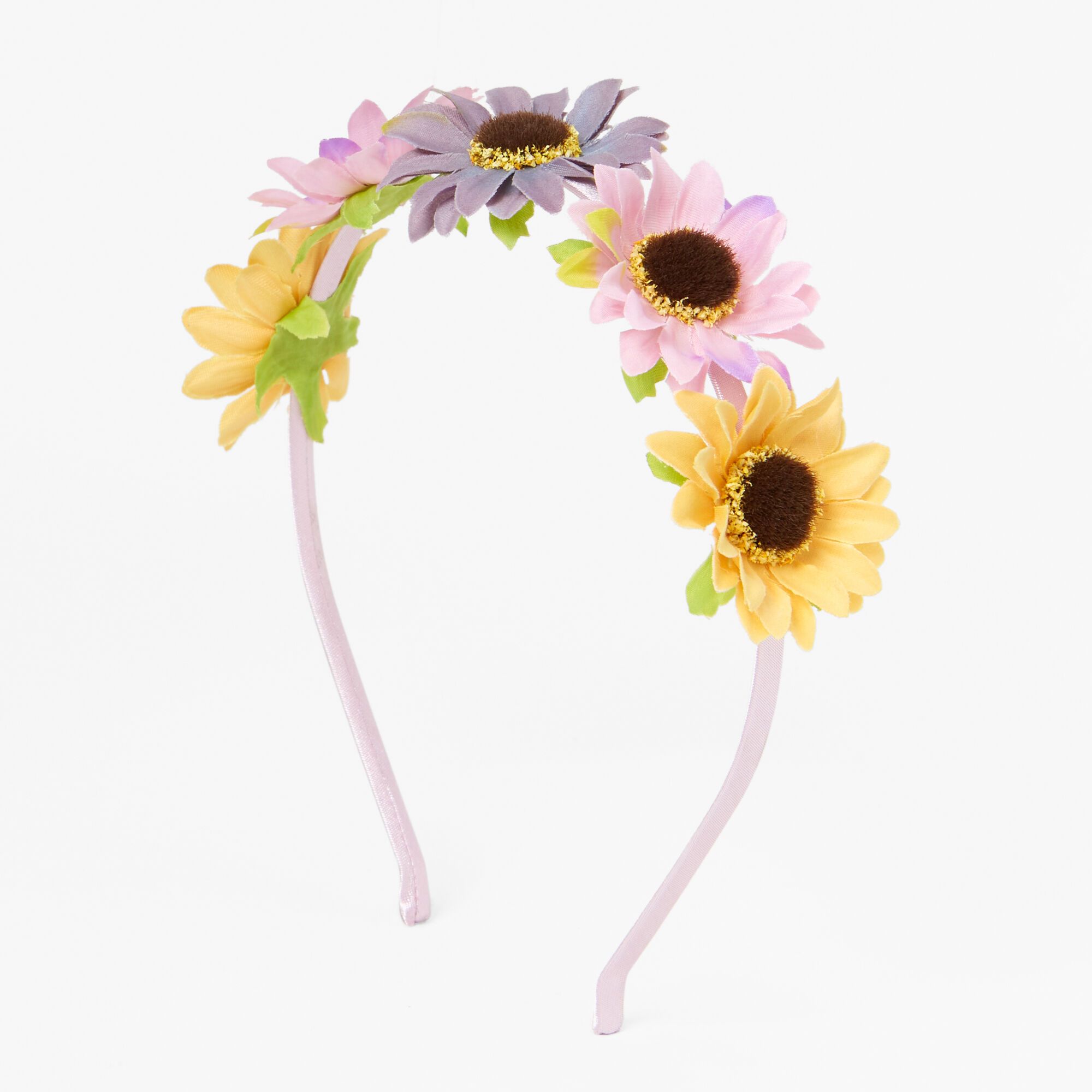 View Claires Mini Tropical Flower Headband Yellow information