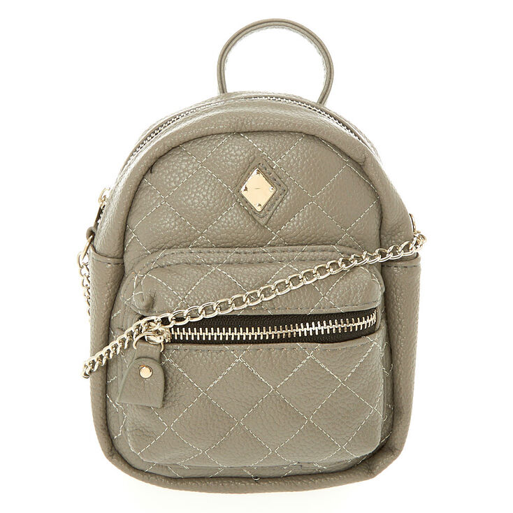 quilted mini backpack crossbody