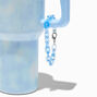 Clear Blue Chain-link Handle Charm,