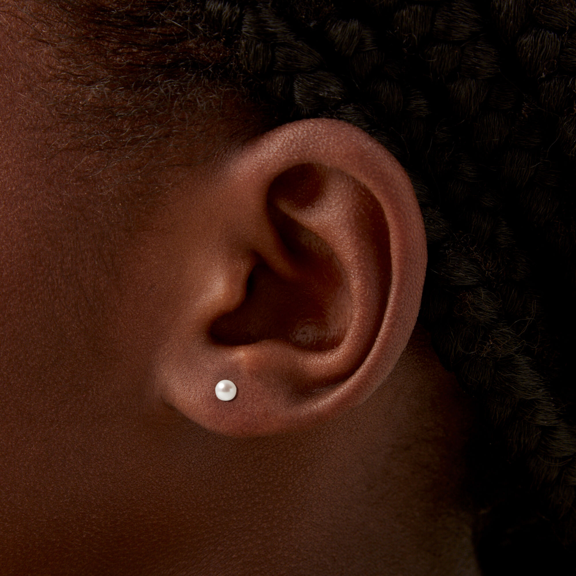 Big pearl earrings claire's sales