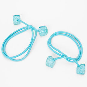Blue Speckle Hair Ties - 2 Pack,