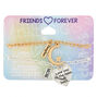 Mixed Metal Mother Daughter Charm Bracelets - 2 Pack,