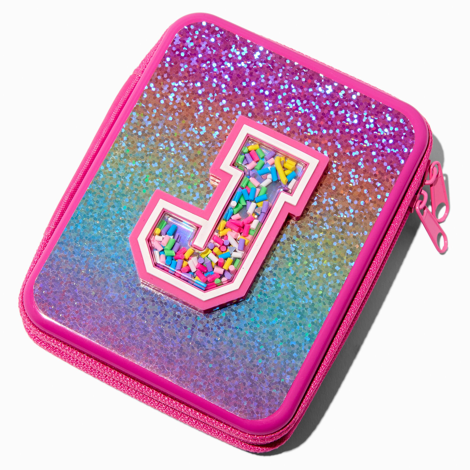 Shaker Initial Makeup Tin - J,