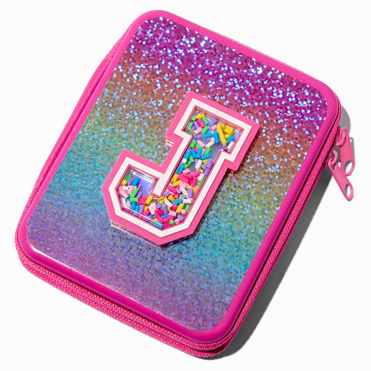 Shaker Initial Makeup Tin - J,