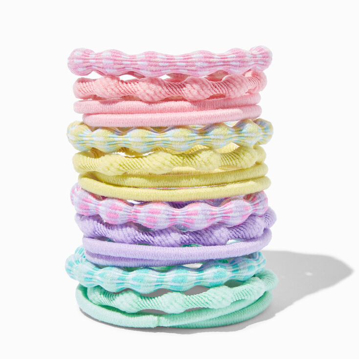 Pastel Bubble Hair Ties - 16 Pack,