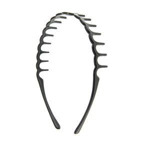 Tooth Comb Headband - Black,