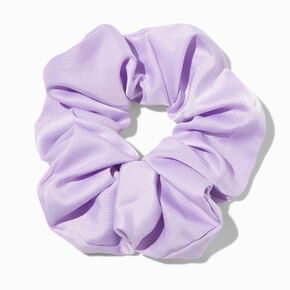 Lilac Satin Hair Scrunchie,