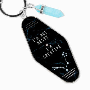 Retro Hotel Zodiac Keyring - Pisces,