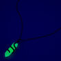 Snake Purple Glow In The Dark Mystical Gem Pendant Necklace,