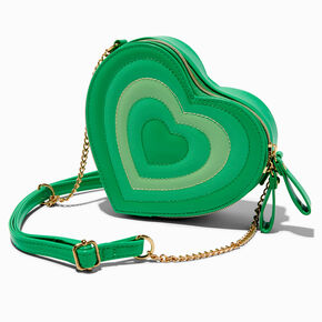 Heartthrob Green Quilted Crossbody Bag,