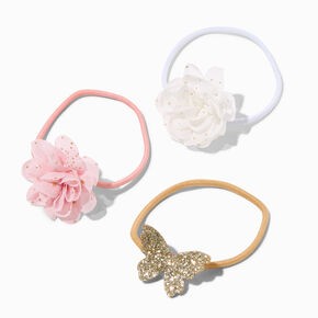 Claire&#39;s Club Chiffon Flowers Hair Ties - 6 Pack,