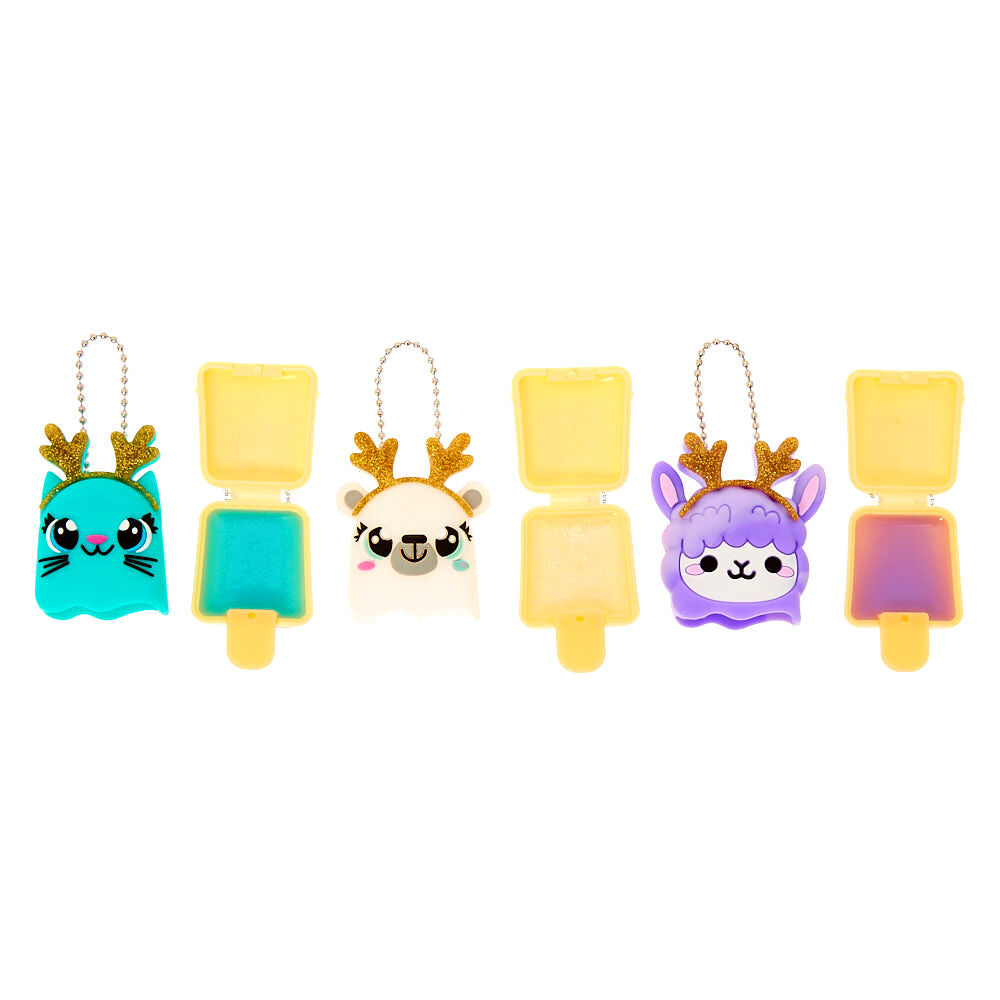 Pucker Pops Reindeer Critters Lip Gloss Set - 3 Pack,