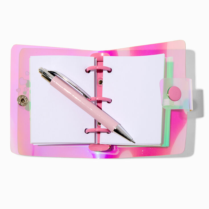 Valentine&#39;s Day &quot;Sweet Heart&quot; Clear Pink Mini Journal Notebook,