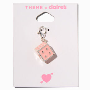 T H E M E x Claire&#39;s Pink Dice Charm,