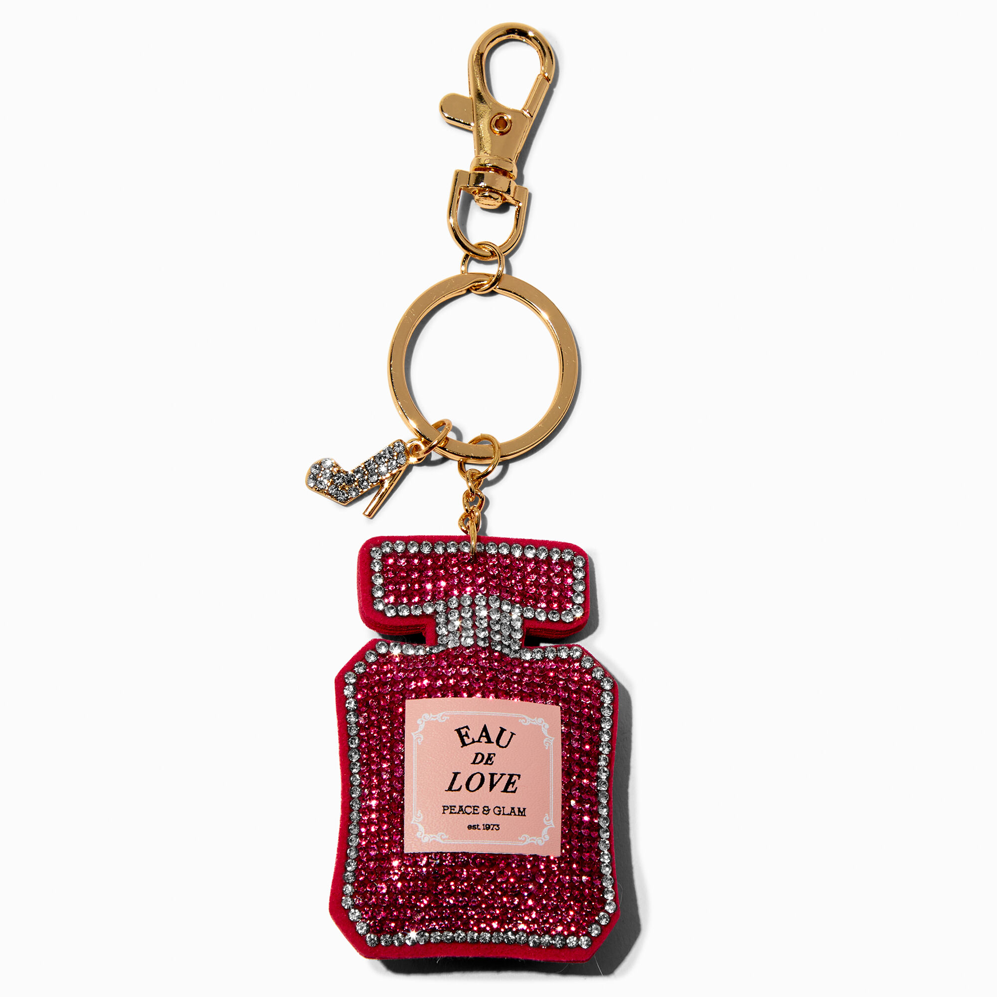 View Claires Bling Perfume Bottle Keyring information