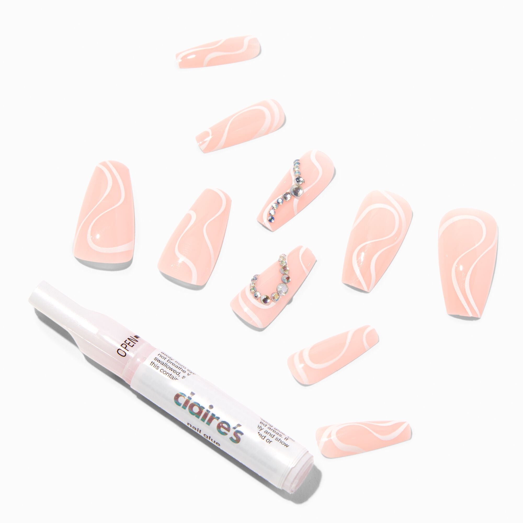 Claire's fake shop nails