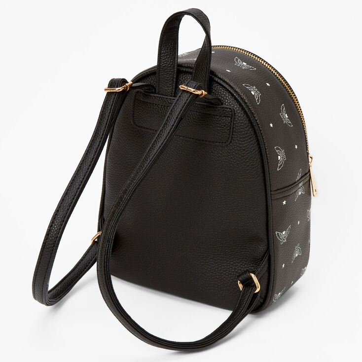 Love Angel Wings Small Backpack - Black,