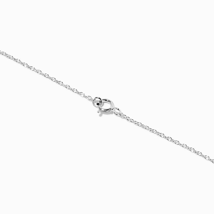 Sterling Silver Hello Kitty&reg; Initial Pendant Necklace - L,