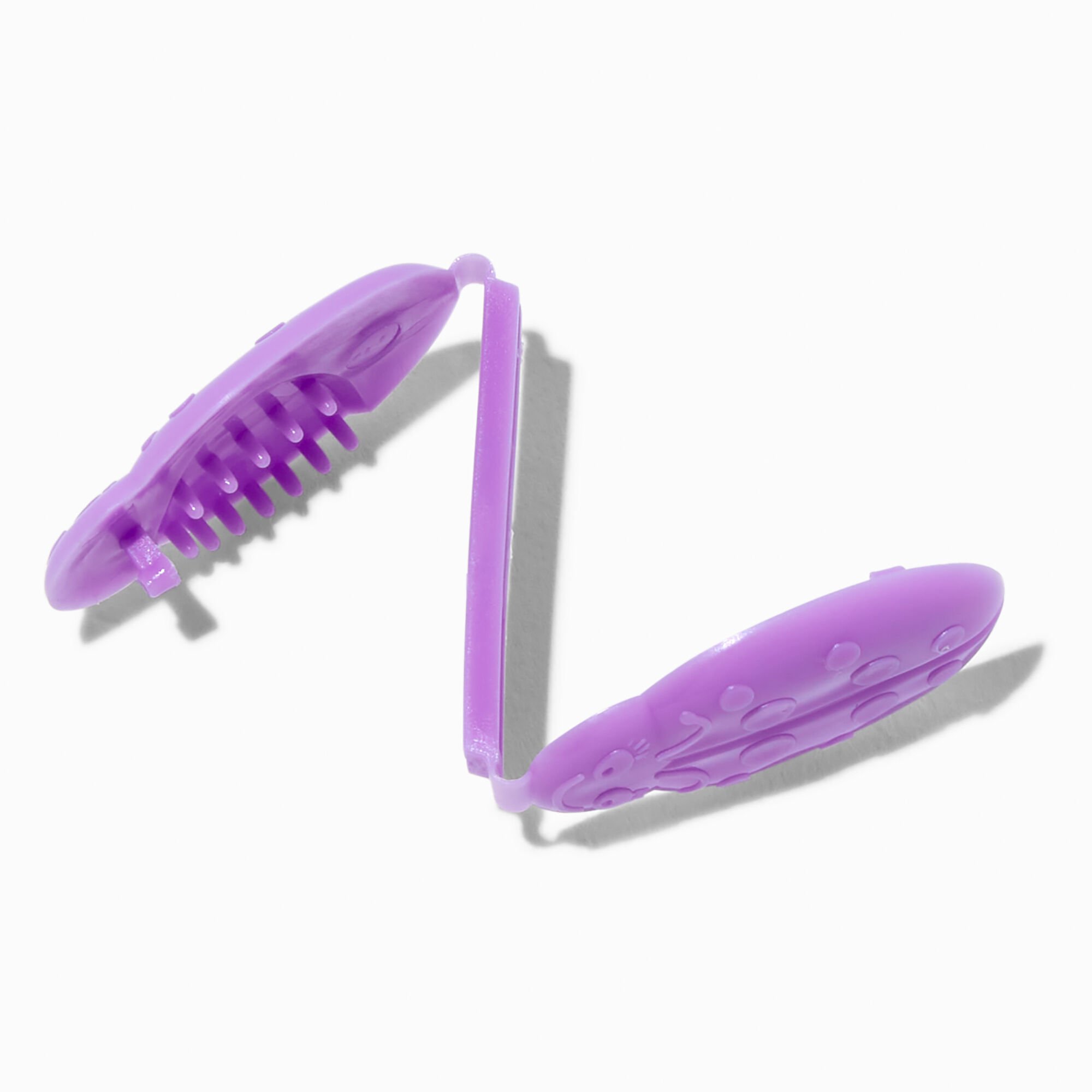 Confidence™ by Gabby Goodwin Gabby Bows Purple Little Lady Double-Faced Double Snap Hair Clips - 10 Pack,