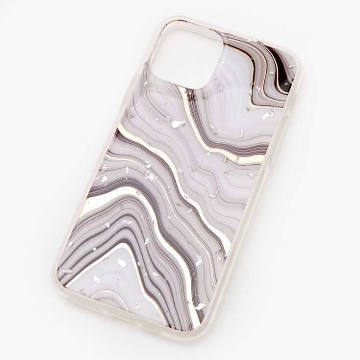 Gray &amp; White Agate Phone Case - Fits iPhone&reg; 11 Pro,