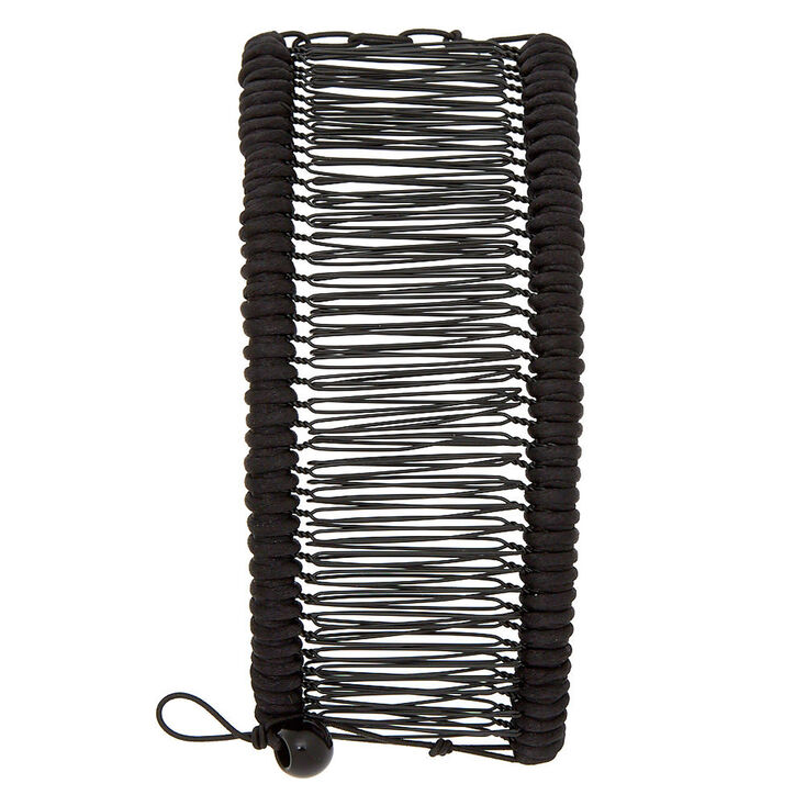 Wide Banana Hair Comb - Black,