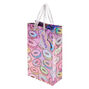 Holographic Donut Small Gift Bag - Pink,