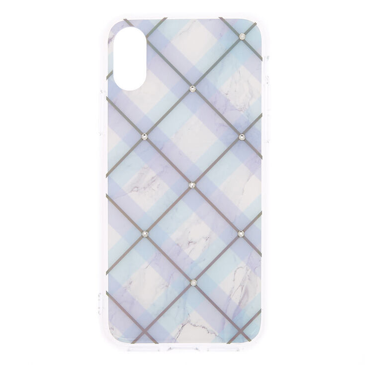 Argyle Plaid Phone Case - Fits iPhone X/XS,