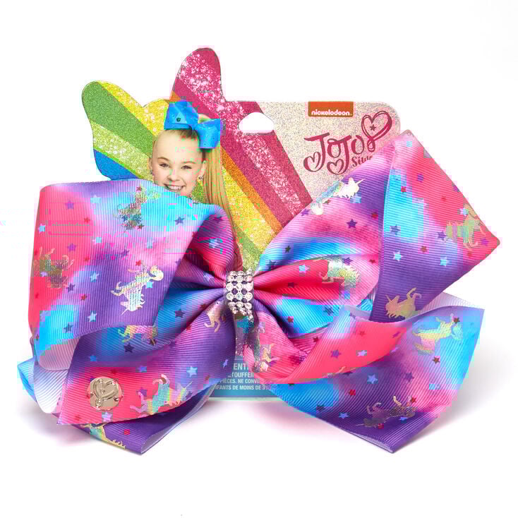 Claire's Gros nœud pour cheveux licorne JoJo Siwa™ – Violet