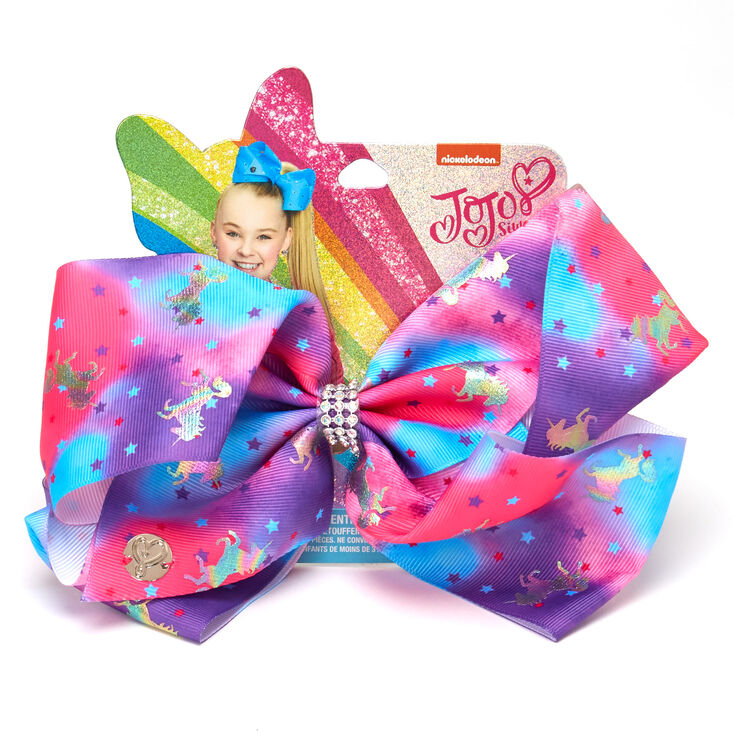 Claire's Gros nœud pour cheveux licorne JoJo Siwa™ – Violet