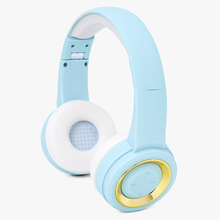 Baby Blue Bluetooth Headphones,