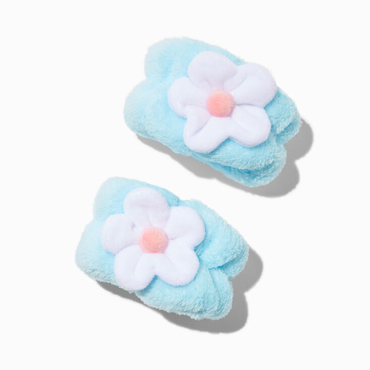 Blue Daisy Face Washing Wrist Bands - 2 Pack,