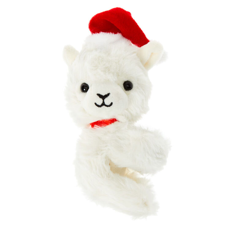 &#35;Lovable Huggable&reg; Llama Slap Bracelet - White,