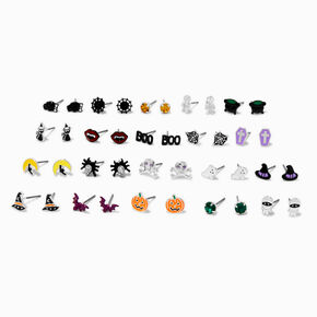Halloween Mixed Stud Earrings - 20 Pack,