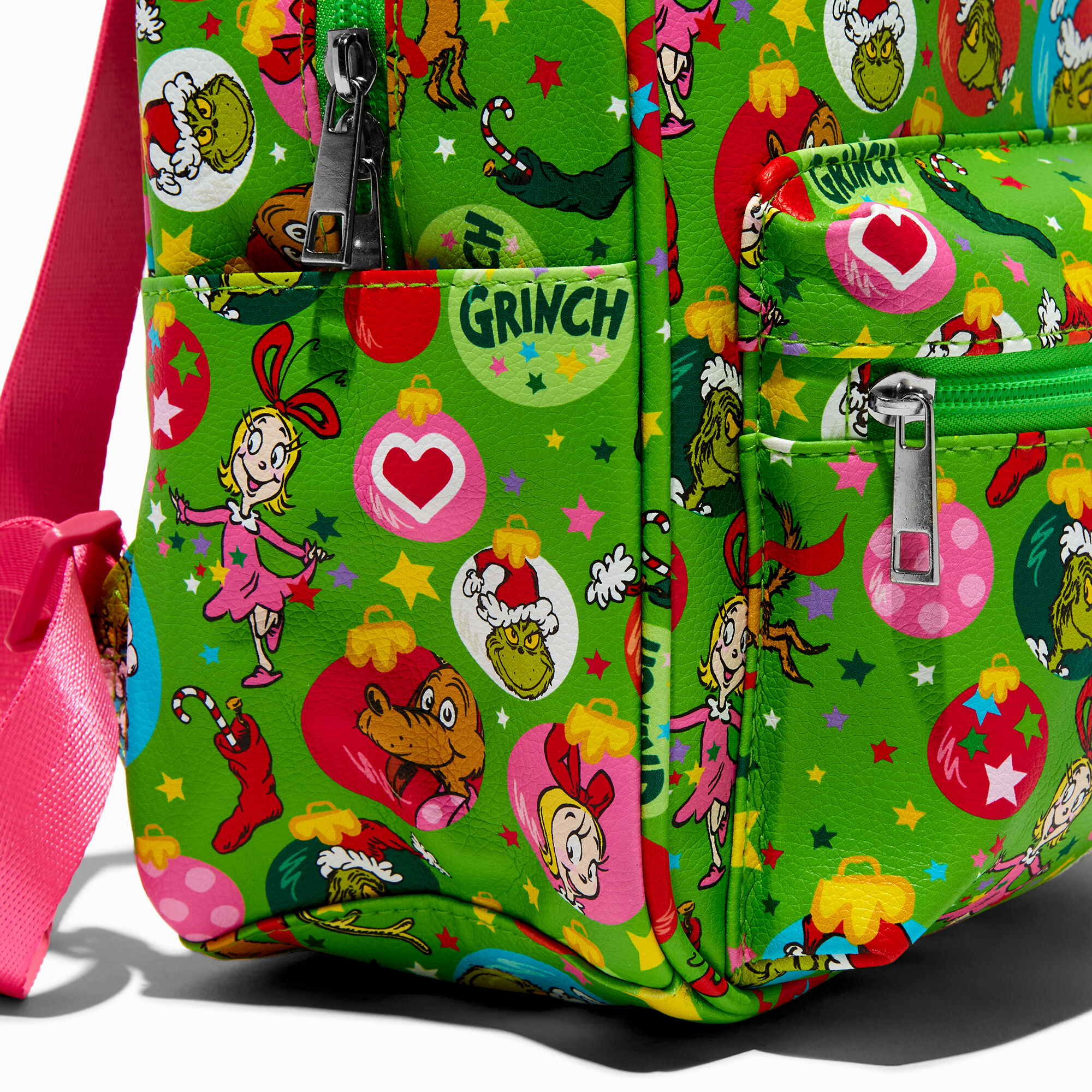 Dr. Seuss The Grinch Printed Backpack Claire s US