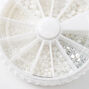 Ensemble Nail Art perles d&#39;imitation et strass,