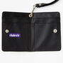 Black &amp; White Marble Wallet with Lanyard,