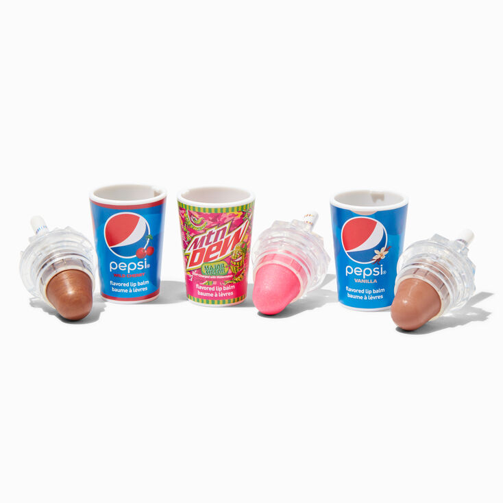 Baumes &agrave; l&egrave;vres parfum&eacute;s en exclusivit&eacute; chez Claire&rsquo;s Pepsi&reg; - Lot de 3,