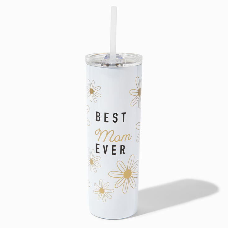 Best Mom Ever Floral Tumbler,